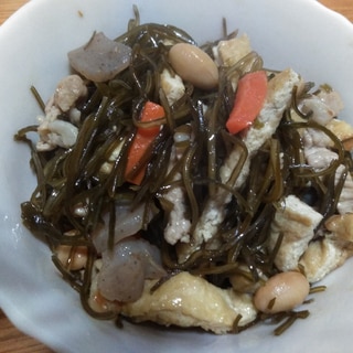 具だくさん刻み昆布の煮物